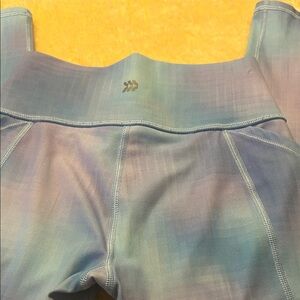 All in Motion Kids Blue and Green Leggings